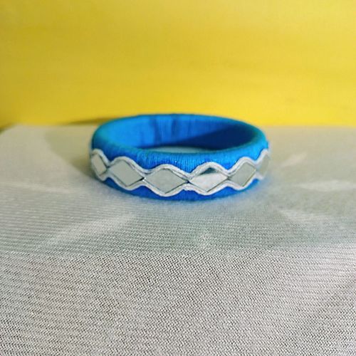 Mayuri Hand Crafted Mirror Fitted Thread Bangle