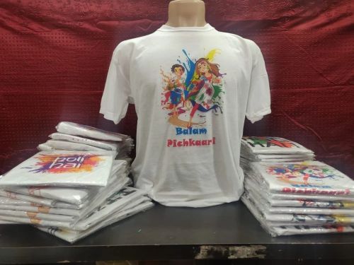 Mens Round Neck Half Sleeves T Shirt