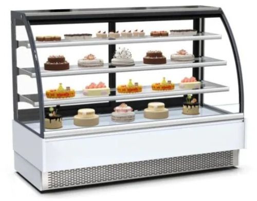 Stainless Steel Bakery Display Counter, Color : Silver