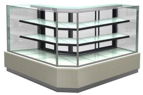 Stainless Steel Glass Bakery Showcase