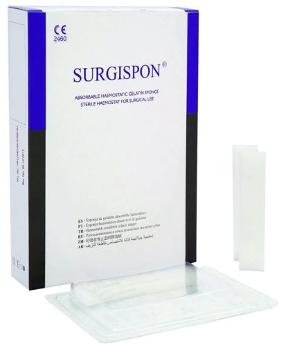 Surgispon Gelfoam For Control Surgical Bleeding, Color : White