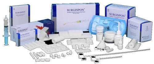 Surgispon Hemostatic Agents Gelatin Sponge, Color : White