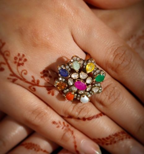 Victorian Style Womens Gemstone Ring