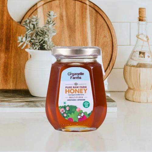 Pure Raw Farm Honey (Italian Hive Bees) 250 Gms
