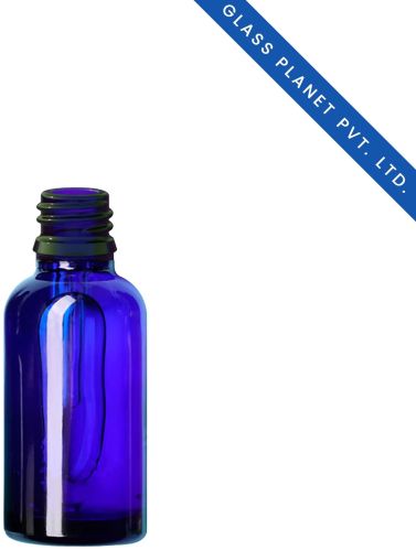 10 Ml Blue Glass Bottle With 18mm Neck