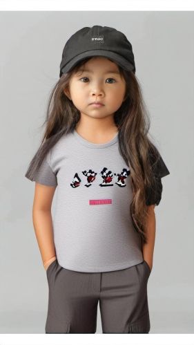 Soft Baby Mummy Kids Trendy Gray Shirt