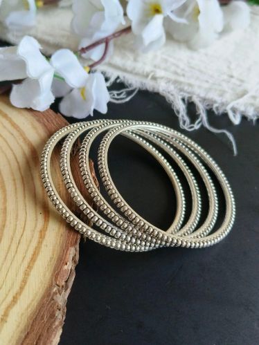 Oxidised Bangles Set Of 4 2.6, 2.4