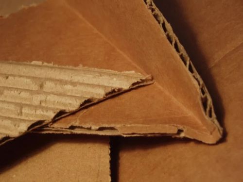 Plain Corrugated Paper Sheet, Color : Brown for Packaging