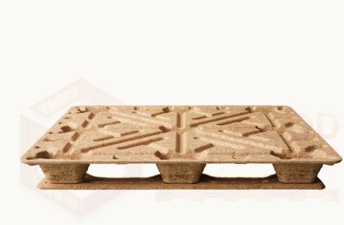 Double Deck Compressed Wood Pallets For Material Handling Storage