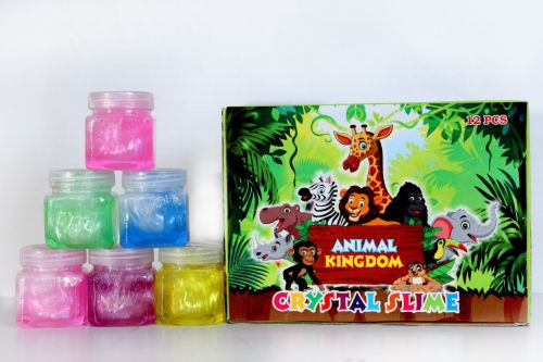 Crystal Slime Soft Jelly Clay, Packaging Type : Box for Kids Playing