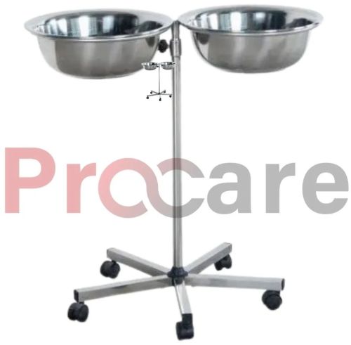Telescopic Double Pillar Wash Basin SS