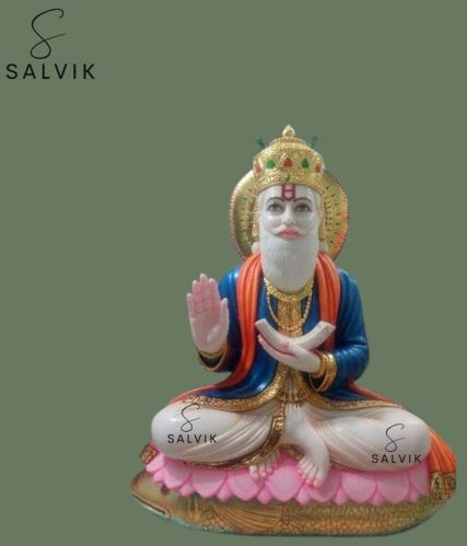 Jhulelal Marble Idol, Color : White