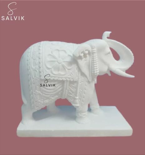Marble Elephant Statue For Home 12 Inch 18 Inch 6 Inch