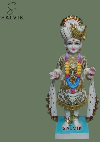 Stone (Vietnam) Shri Ji Marble Murti Statue 6 Inc 12 Inch 18 Inch