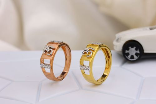 Gold Baby Finger Ring Design 1