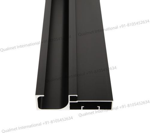 78mm Ceramic Black G Handle Aluminium Kitchen Profile