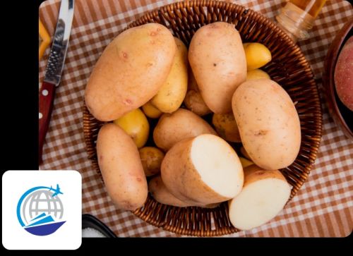 Potato, Color : Brown, Packaging Type : Bulk for Cooking