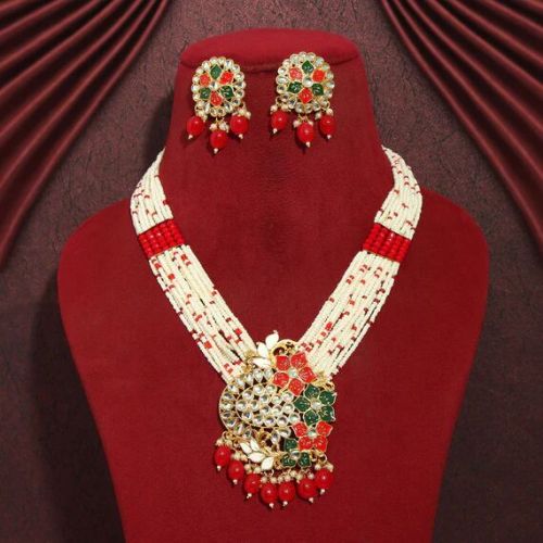 Women Jaipuri Jewellery Set, Color : Multicolor