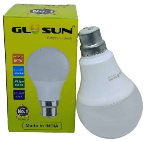 Plastic Metal 7W LED Light Bulb
