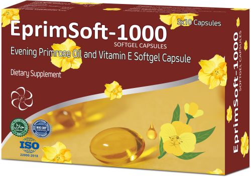 Evening Primrose Oil Vitamin E Softgel Capsules