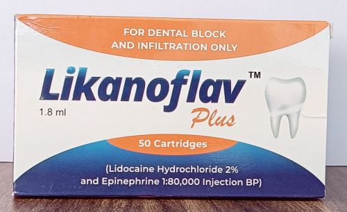 Lidocaine Hydrochloride 2% and Epinephrine 1:80,000 Injection BP