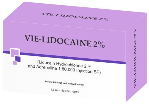 Lidocaine Hydrochloride and Adrenaline 1:80,000 Injection BP