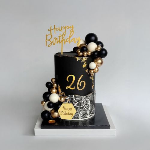 Mystic Noir Cake, Shape : Cylindrical