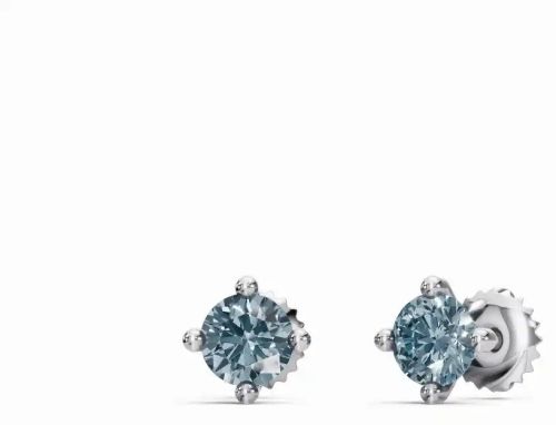 Timeless Glow Solitaire Diamond Stud Women Earrings