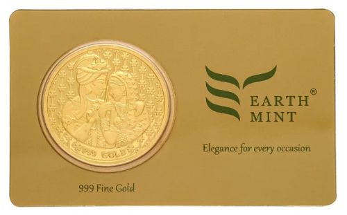 Dulha Dulhan Gold Coin For Wedding Gift Or Keepsake