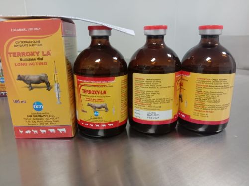 Liquid Oxytetracycline La 20% Injection 100ml for Veterinary
