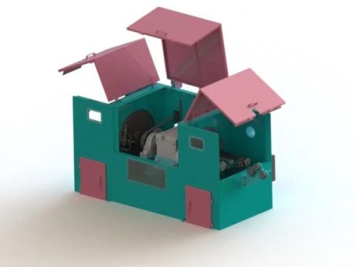 Abrasive Belt Wire Polishing Machine, Color : Varies