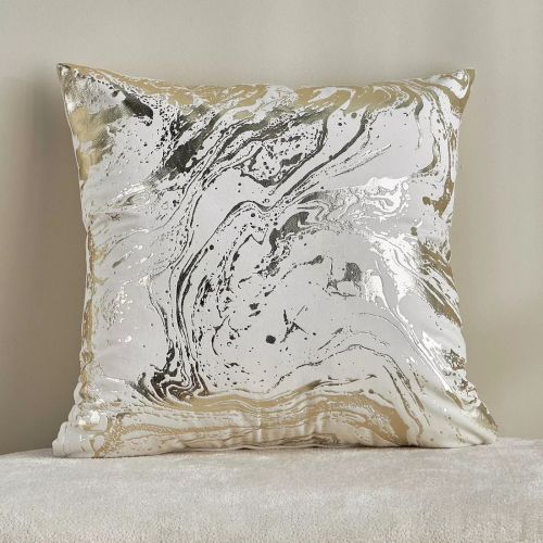 Polyester Foil Print Velvet Cushion Cover, Color : Contrasting Tone