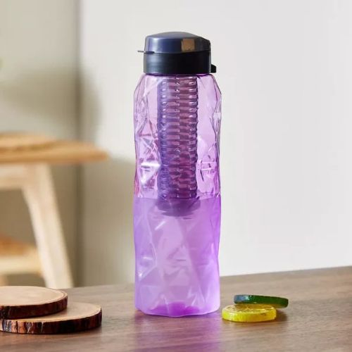 Plastic Water Bottle With Infuser, Capacity : 1l, Weight : 0.15 Kg