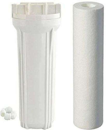 ABS Plastic 10 Inch Slim Pre Filter Housing, Color : Off White