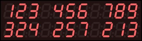 Token Display System 3 Digit 3 Counter