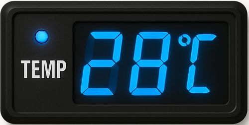 Sailor Electric Plastic Temperature Indicator Blue 12x16 Inch