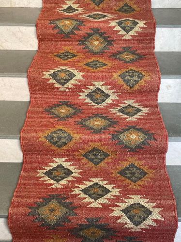 Gooky Goods Jute eco-friendly Stair Runners Rugs for Home, Office