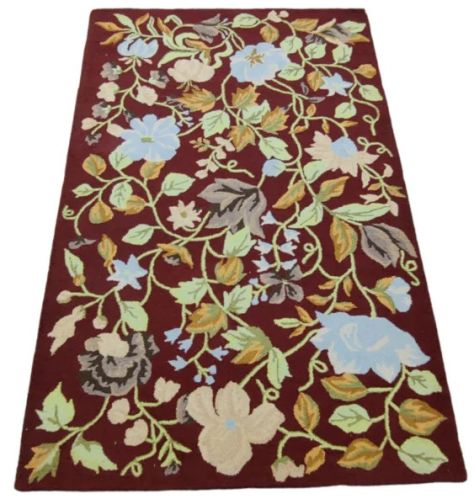 Eco-Friendly Tufted Rugs, Beautiful Flower Hand Tufted Carpet