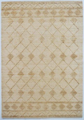 Gooky Goods Natural Handmade Wool Jute Sisal Rug