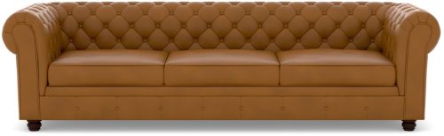 Chesterfield 4 Seater Artificial Leather Sofa