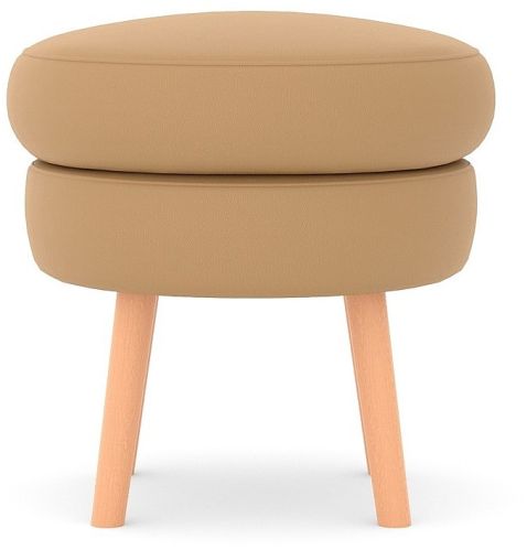 Wood Moon Fabric Ottoman Sofa For Indoor Furniture