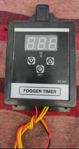 Shanti Plastic Fogger Timer, Color : Black