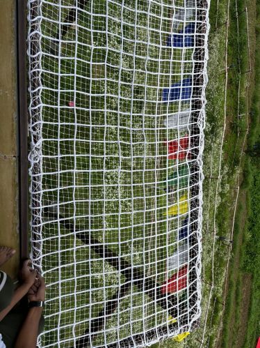 Polypropylene Terrace Rope Net, Color : White for Decorative Purposes