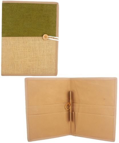 Plain Jute File Folder for Keeping Documents