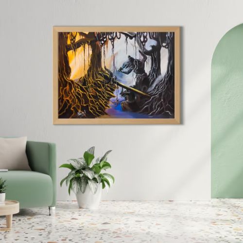 Divine Lord Shiva Captivating Mystical Forest Scene