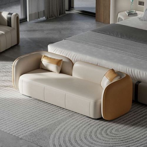 Fabric Crave Modern Luxury Bench for Living Room, Bedroom, Entryway