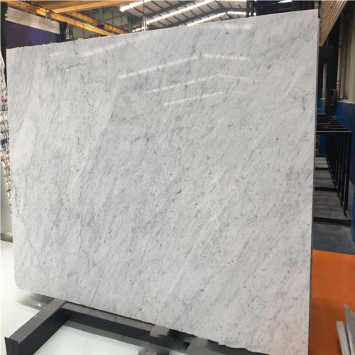 Polished Bianco White Marble Slab