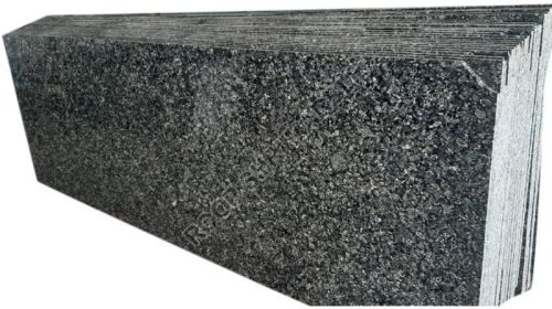 Crystal Black Granite Slab for Countertop, Flooring, Wall Cladding