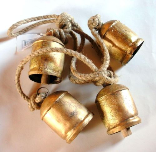 Polished Handicraft Metal Rustic Hanging Cow Bells