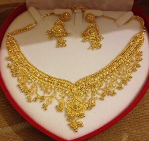 Kundan Gold Necklace Set Gift, Party Wear, Casual Wear